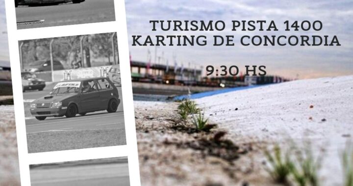 El Turismo Pista 1400 y el Karting de Concordia tendrá su primera fecha este domingo en el Autódromo de Concordia.