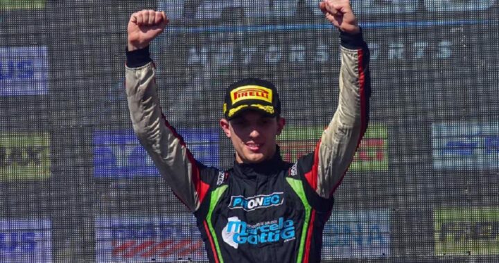 El Entrerriano Emiliano Stang es piloto oficial Toyota.