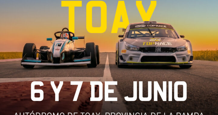 TOP RACE Y FN: La 4º fecha será en Toay, La Pampa, el 6 y 7 de junio.